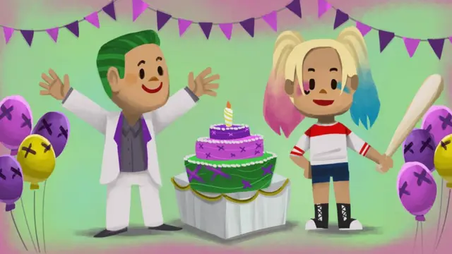 Ilustración de una fiesta de cumpleaños