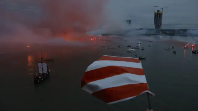 Crvena zvezda, proslava titule, navijači Zvezde, Delije