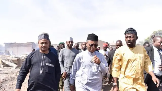 Gwamnan jihar Kaduna Malam Nasir Ahmad El-Rufai ya ziyarci kasuwar