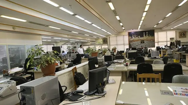 تحریریه یک روزنامه در ایران (عکس تزئینی است)