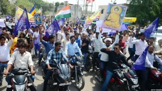 દલિત કાર્યકર્તાઓની તસવીર