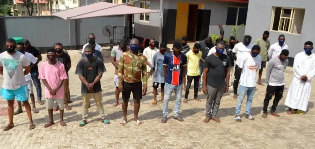 Awọn afurasi ti wọn mu ni Oṣogbo