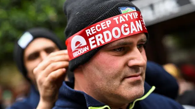 रैली में अर्दोआन के समर्थक