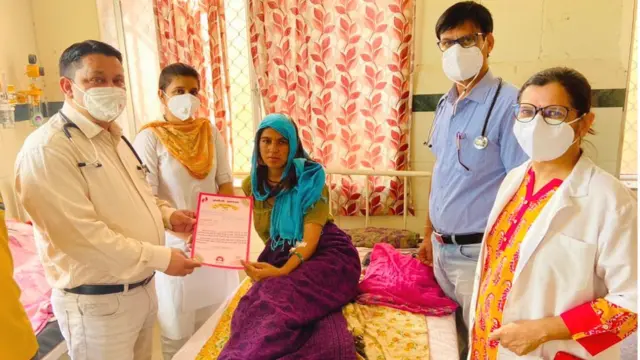 चुकी देवी ने नागौर ज़िला अस्पताल में बेटी को जन्म दिया था