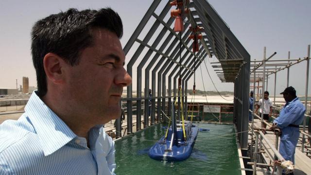 Fotografia de Hervé Jaubert em Dubái, em 2006