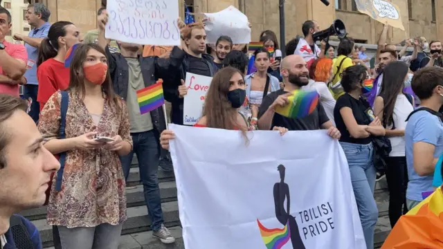 Tbilisidə LGBT aksiyası