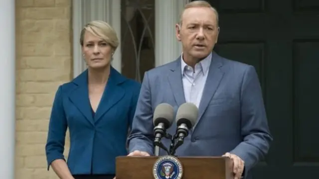 Кадр з серіалу "Картковий будинок"