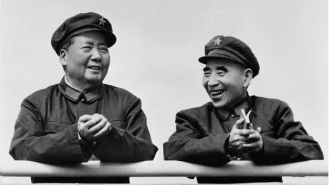 林彪与毛泽东 1971年图片