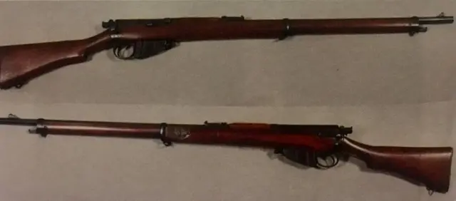 રામગઢી લડાઈમાં બ્રિટીશ સિપાહીઓએ 303 લી મેટફોર્ડ રાઇફલ્સનો ઉપયોગ કર્યો હતો.