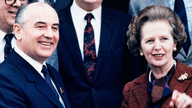 Горбачев и Тэтчер
