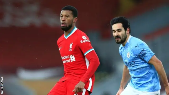 Liverpool's Georginio Wijnaldum