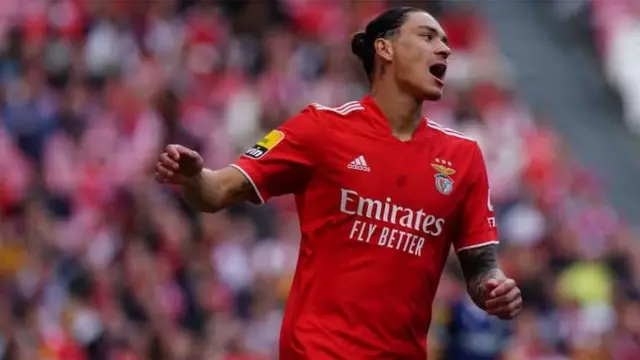 Mshambuliaji wa Benfica Muruguay Darwin Nunez,
