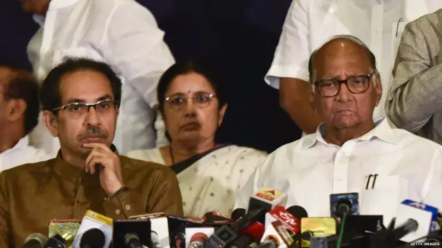 ਸ਼ਿਵ ਸੇਨਾ, ਐੱਨਸੀਪੀ