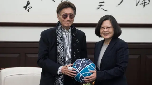 傅达仁获总统蔡英文接见。