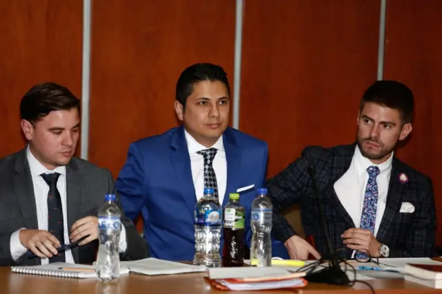 Balda (C) era uno de los más prominentes opositores a Correa.