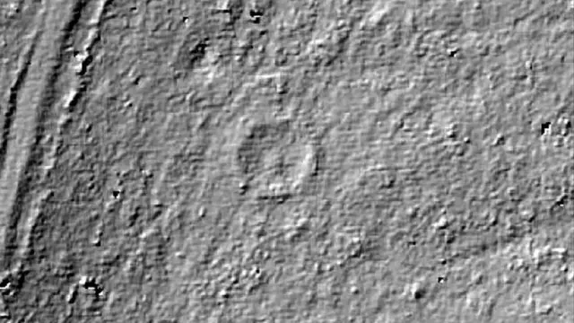 Lidar image of ring cairn