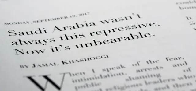 Artikel The Post yang ditulis Jamal Khashoggi