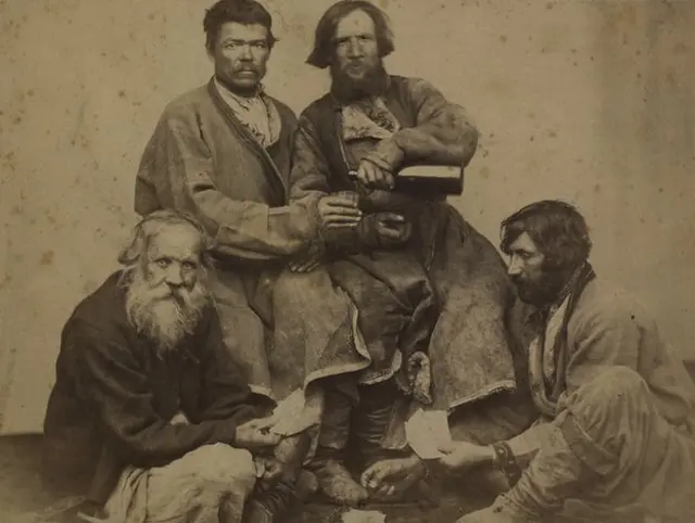 Пьющие крестьяне, архив