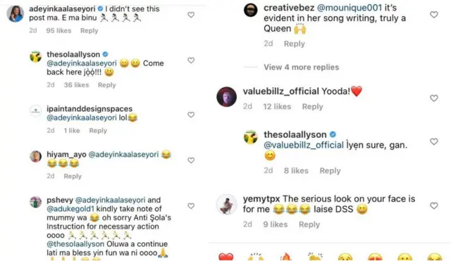 Adeyinka Alaseyori ati Sola Allyson