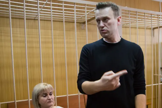 Алексей Навальный в суде