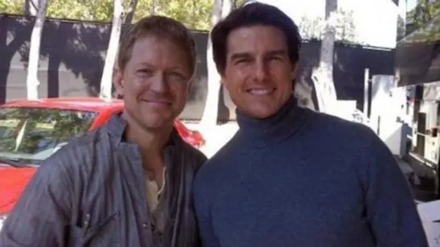الممثل الأمريكي توم كروز ومايكل إنرايت