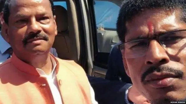 राजेश वर्मा रघुवर दास के साथ