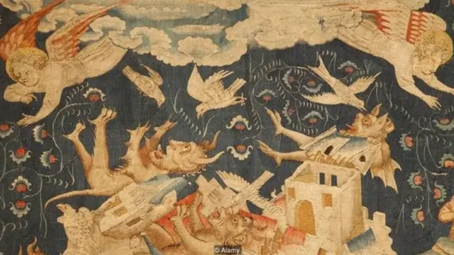 ग्रहण पर चित्रकारी