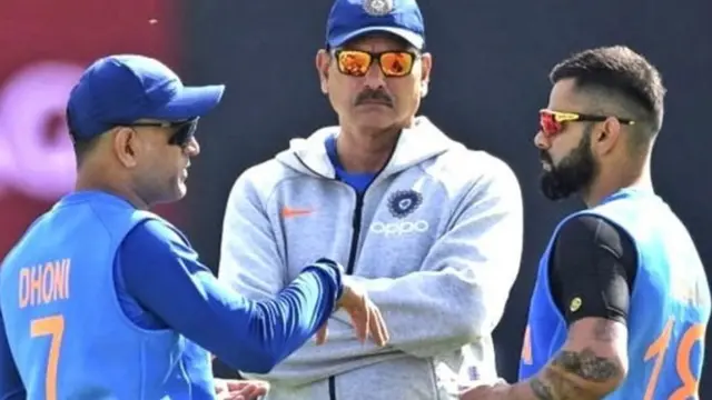 धोनी, शास्त्री, कोहली