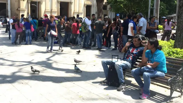 Plaza en Cúcuta, Colombia. (Foto: Boris Miranda)
