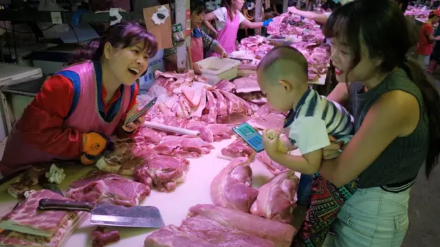 猪肉商贩