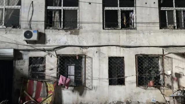 北京大興大火後,滿目瘡痍