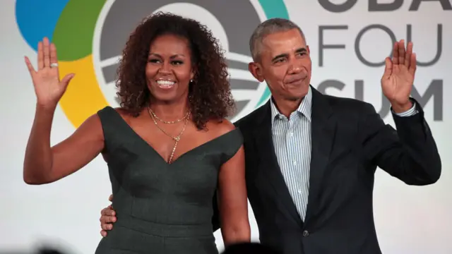 Michelle e Barack Obamajogo aposta de futebol2019