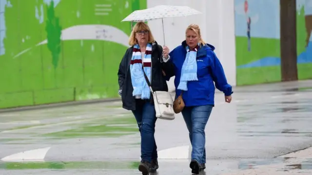 ઇંગ્લૅન્ડમાં વરસાદ