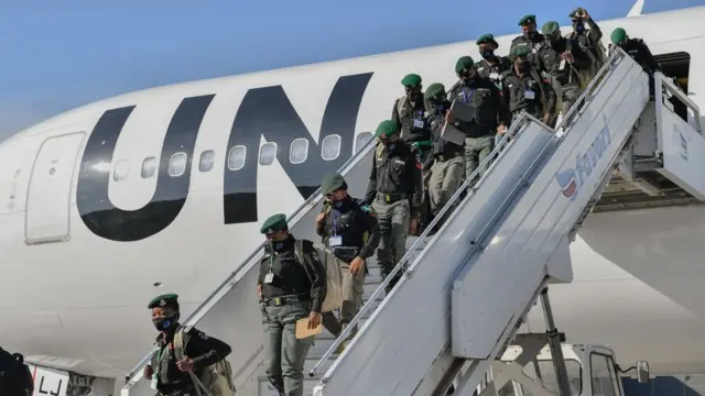 'Yan sandan Najeriya da aka aika Somalia