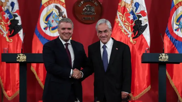 Iván Duque e Piñera