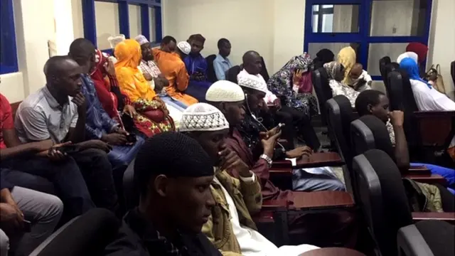 Bamwe mu bo mu miryango y'abaregwa bari bitariye uru rubanza