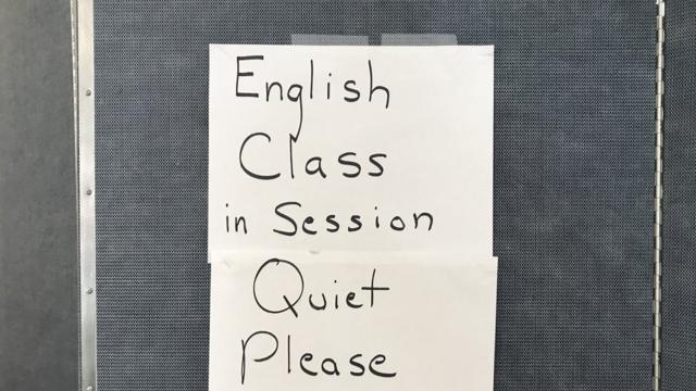 Lớp học tiếng Anh tại Trung tâm Tiếp đón Wheaton