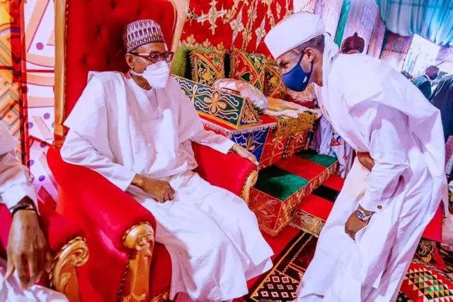 Yusuf Buhari and Zahra Bayero wedding fotos