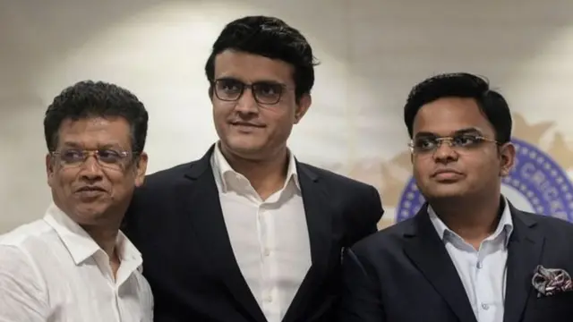 સૌરવ ગાંગુલી અને જય શાહ