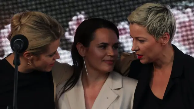 Вероника Цепкало, Светлана Тихановская, Мария Колесникова