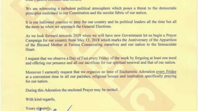 बिशप की चिट्ठी