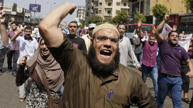 2013'te düzenlenen Müslüman Kardeşler yanlısı gösterilerden biri.