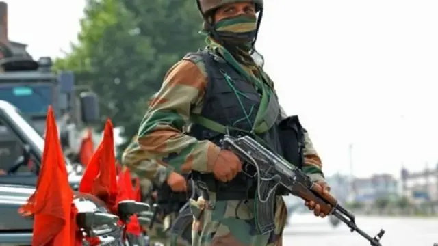 कश्मीर में तैनात जवान
