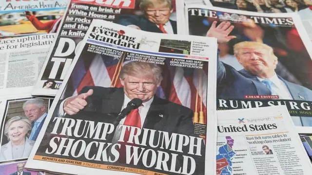 د ولسمشر په توګه د ټرمپ ټاکل کېدل د نړیوالو ورځپاڼو د سر ټکي شول