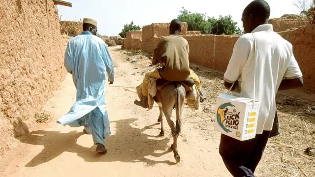 Voluntarios en Nigeria.