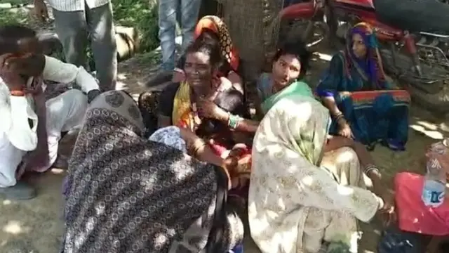 पीड़िता के परिजन