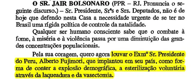 Reprodução notas taquigráficas15 euro no deposit bonusBolsonaro