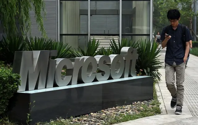 Edificio de Microsoft en Pekín.