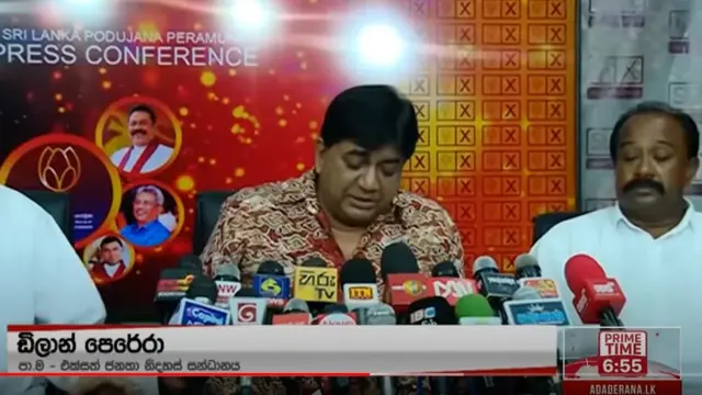 ඩිලාන් පෙරේරා සහ සුසන්ත පුංචිනිලමේ 2019 සැප්තැම්බර් මස පැවති මාධ්‍ය සාකච්ඡාවක දී