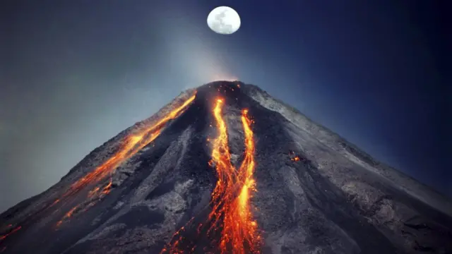 Foto del Volcán de Colima